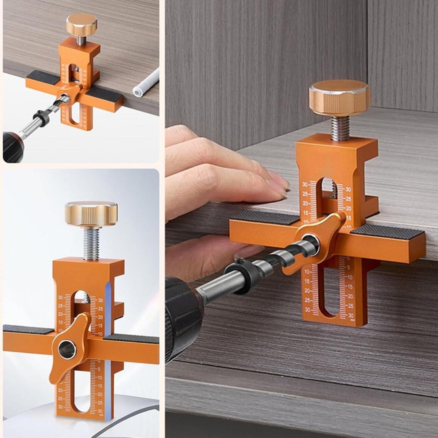 Installation Positioning Device For Cabinet Door
