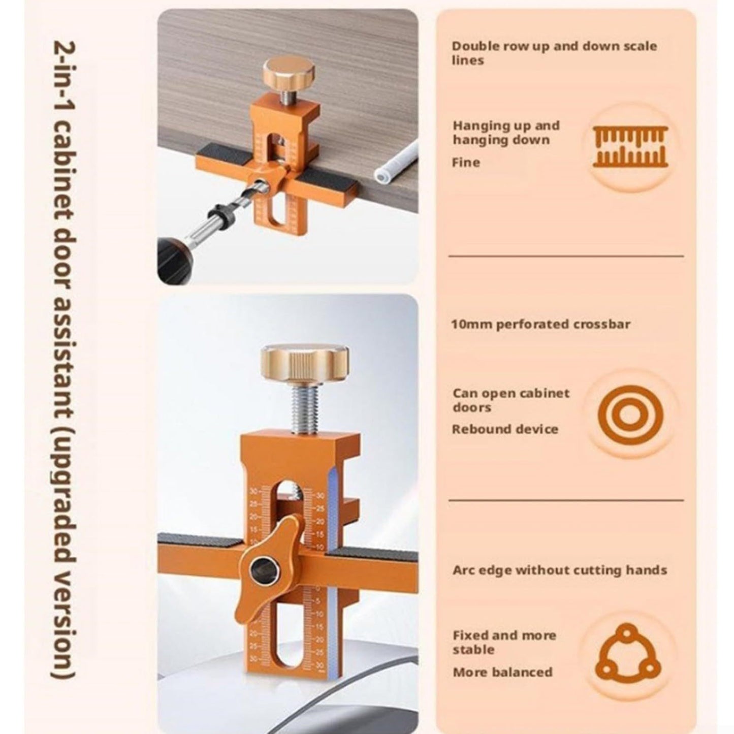 Installation Positioning Device For Cabinet Door