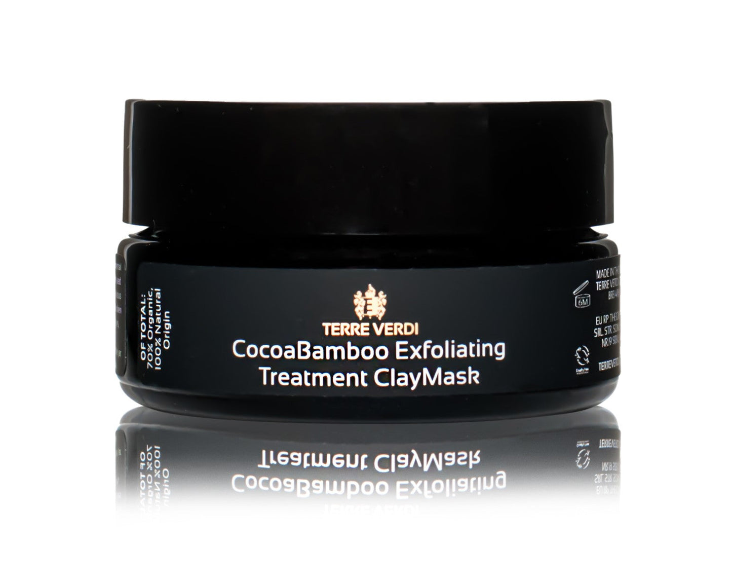 CocoaBamboo Exfoliating Treatment ClayMask for Face and Body - Natural Scrub